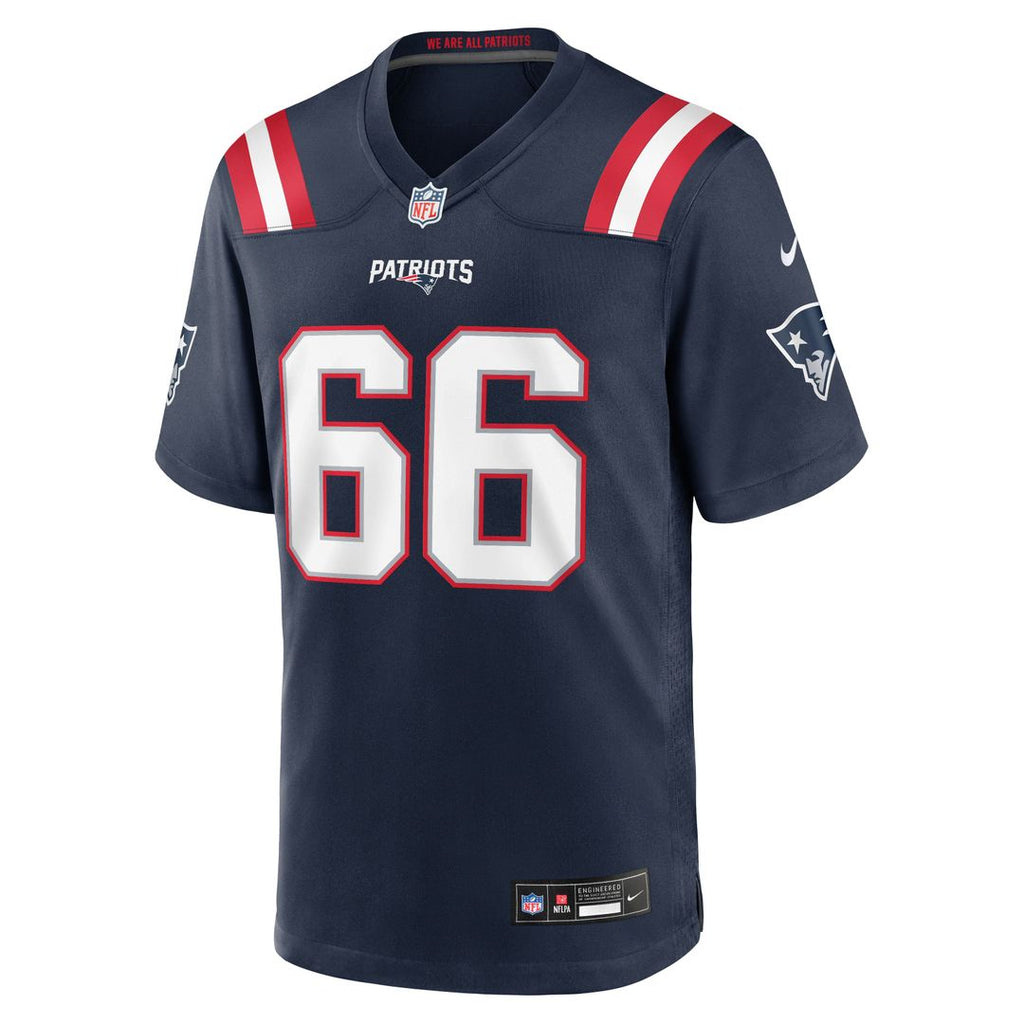 Will Campbell New England Patriots Navy Team Game Jersey