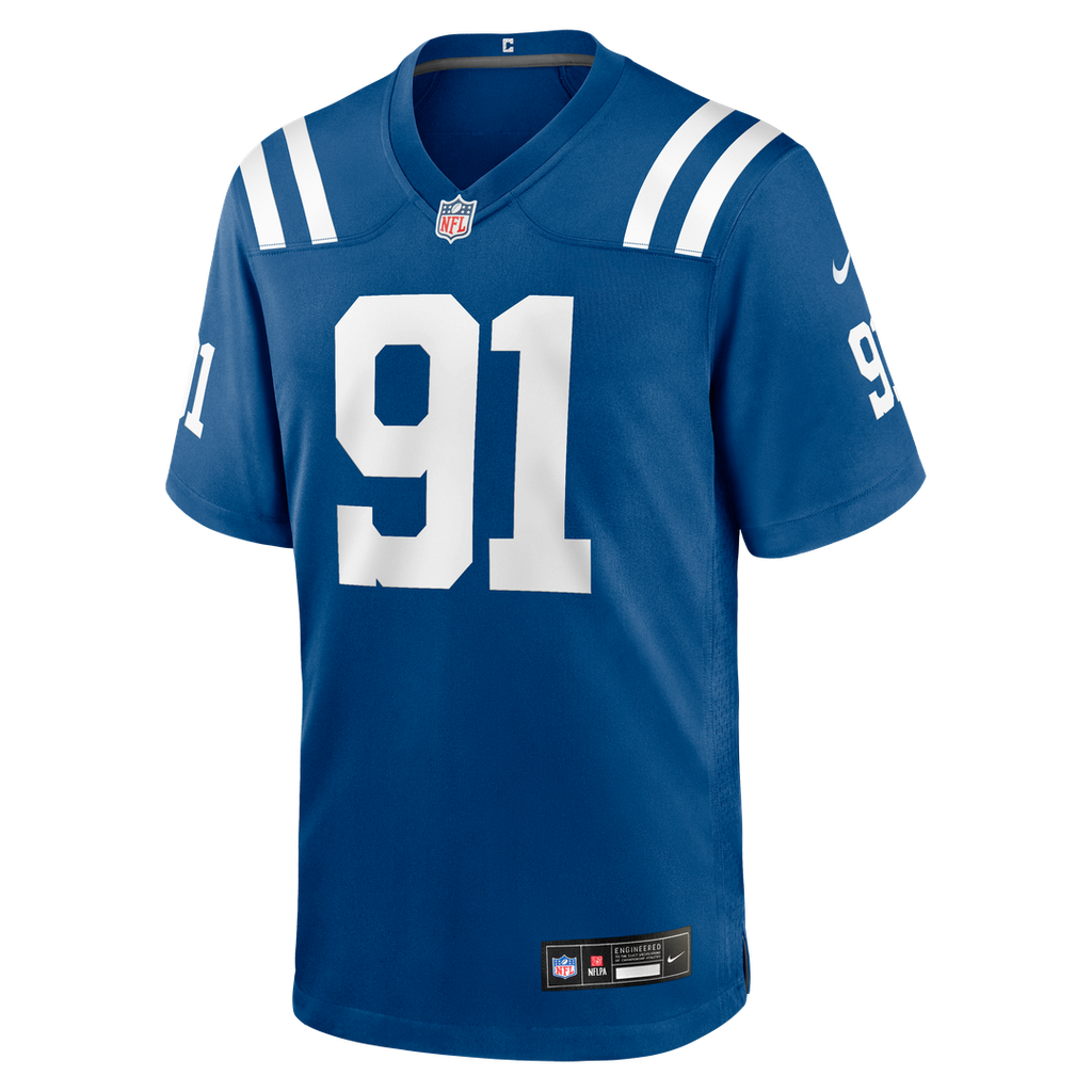 JT Tuimoloau Indianapolis Colts Royal Team Game Jersey