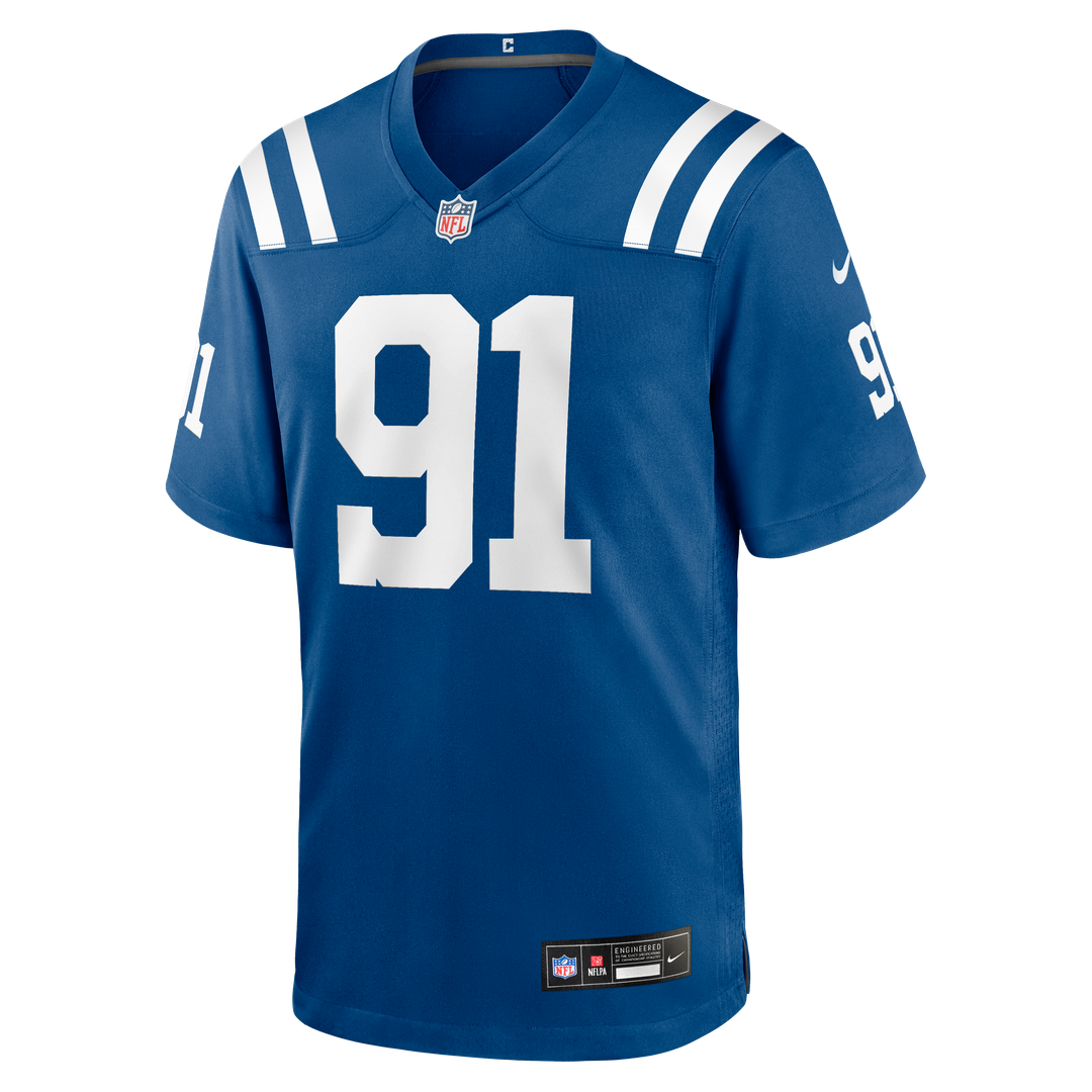 JT Tuimoloau Indianapolis Colts Royal Team Game Jersey