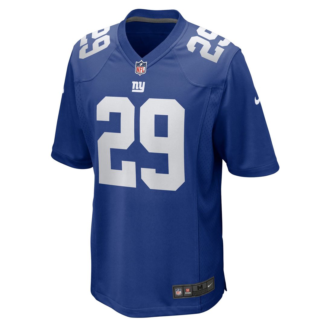 Tyrone Tracy Jr. New York Giants Royal Team Game Jersey