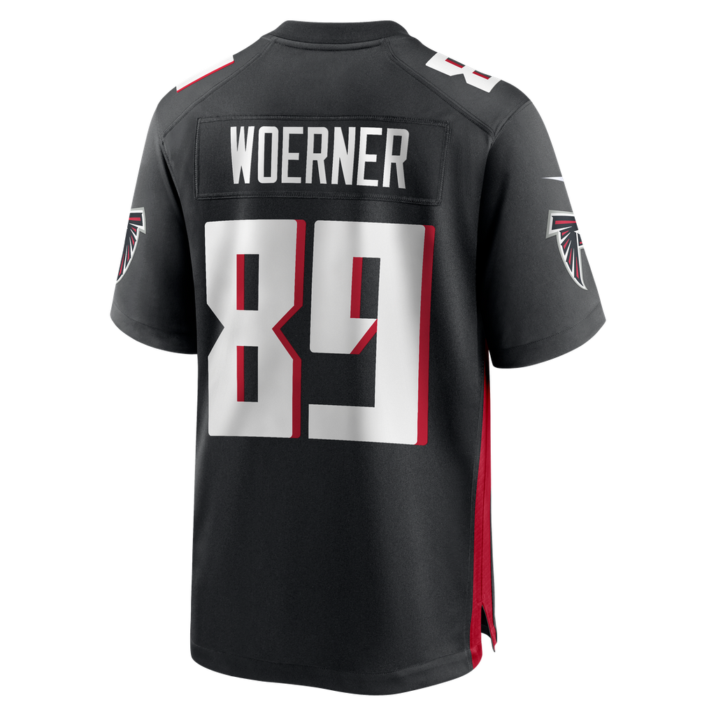 Charlie Woerner Atlanta Falcons Black Game Jersey