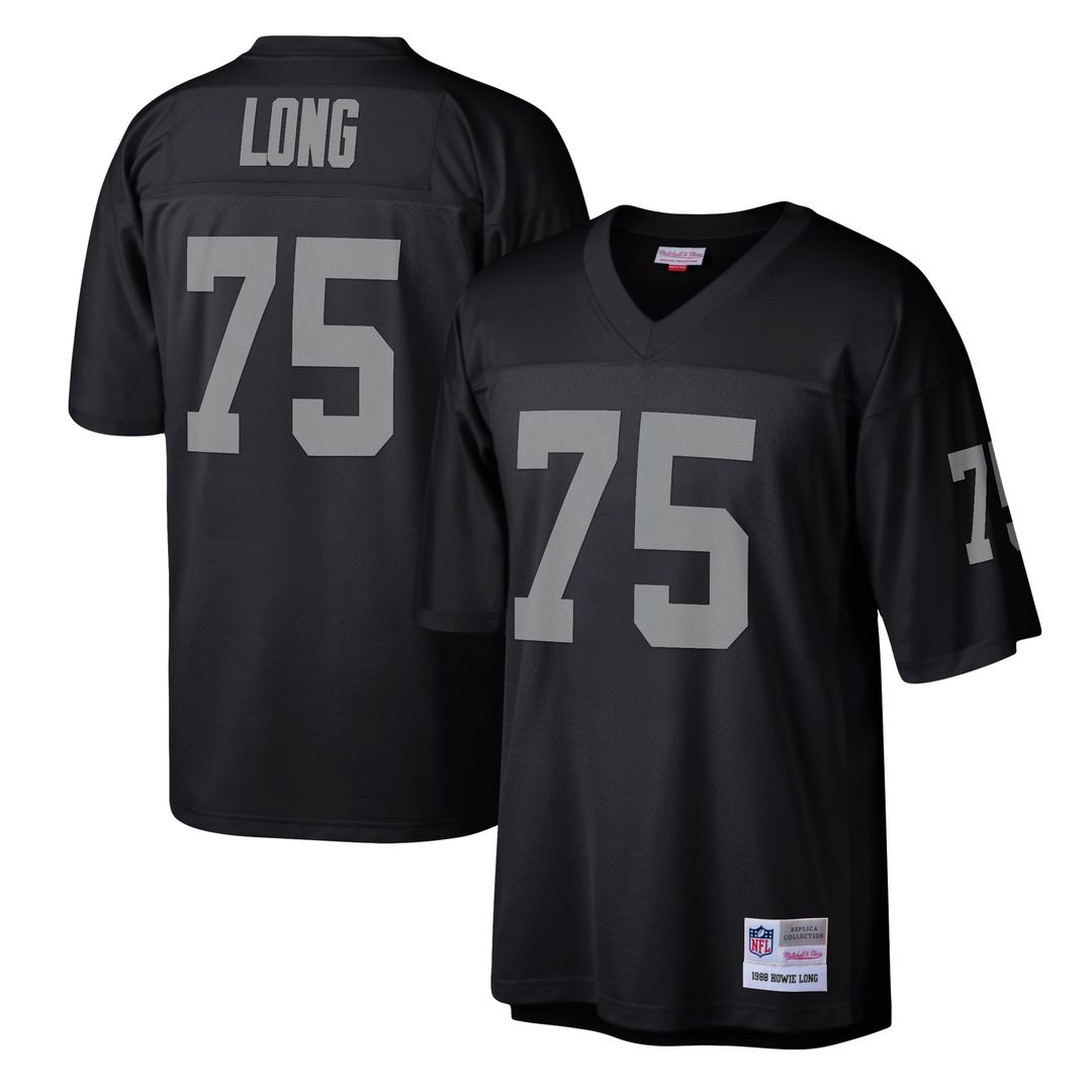 Howie Long Las Vegas Raiders Black Legacy Replica Jersey