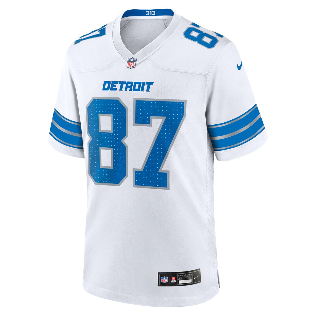 Sam LaPorta Detroit Lions Blue Game Jersey