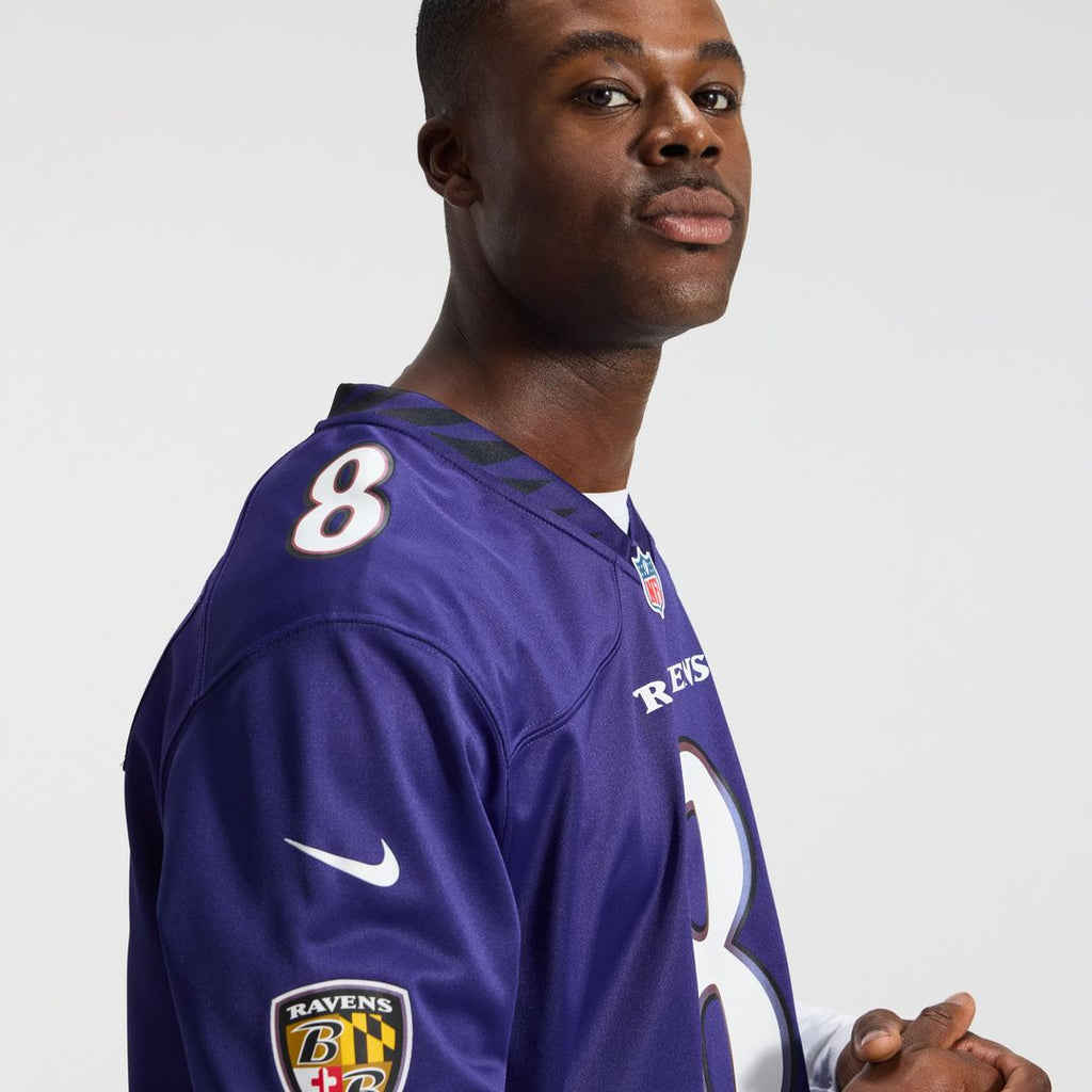 Lamar Jackson Baltimore Ravens Purple Team Game Jersey