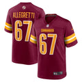 Nick Allegretti Washington Commanders Burgundy Game Jersey