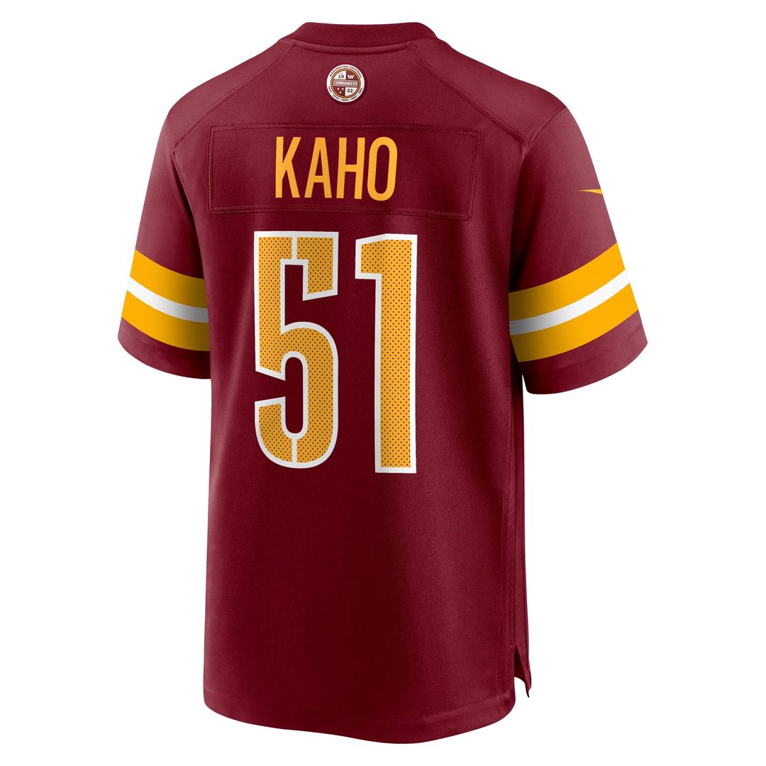 Ale Kaho Washington Commanders Burgundy Team Game Jersey
