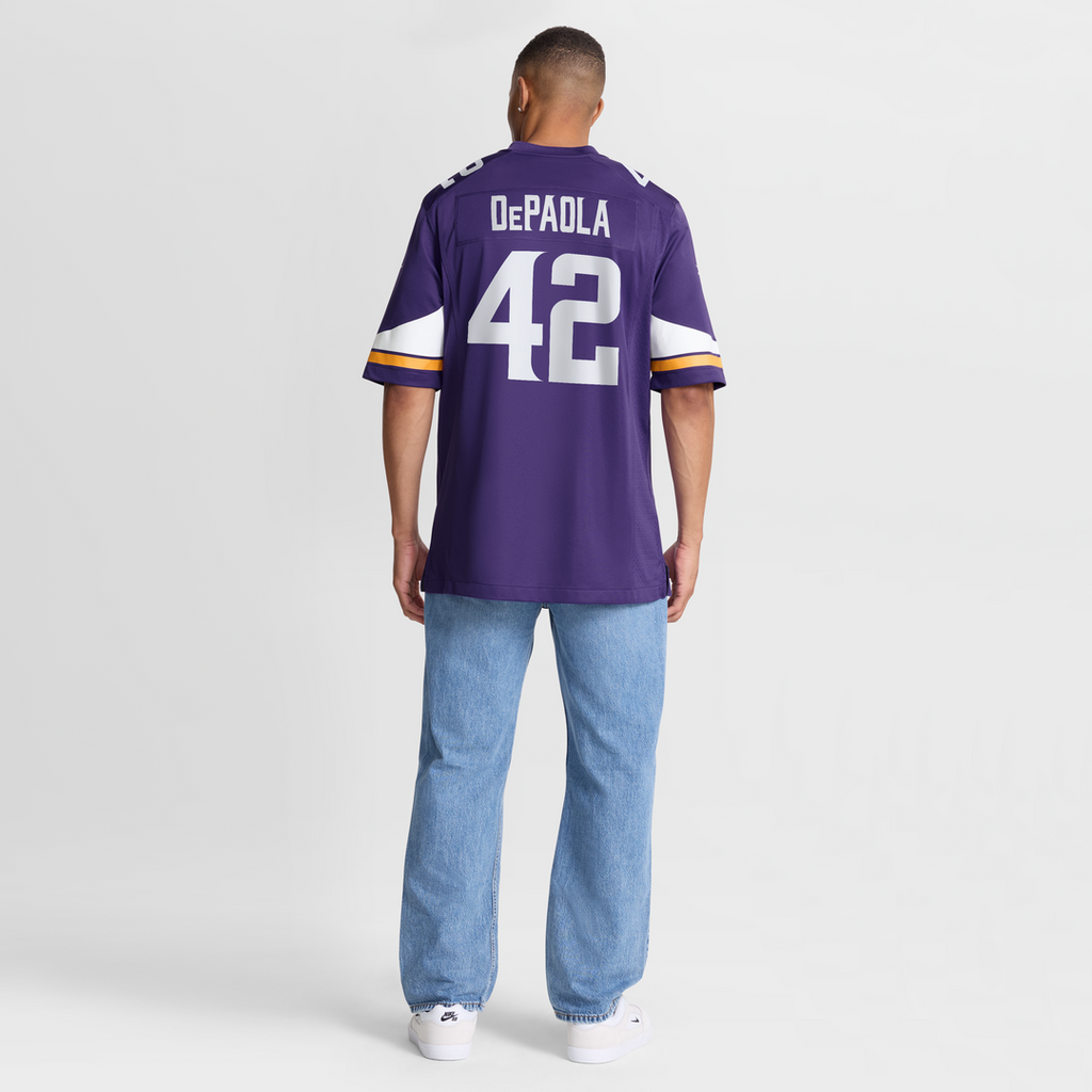 Andrew DePaola Minnesota Vikings Purple Game Jersey