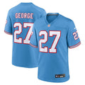 Eddie George Tennessee Titans Light Blue Retired Player Alternate Game Jersey
