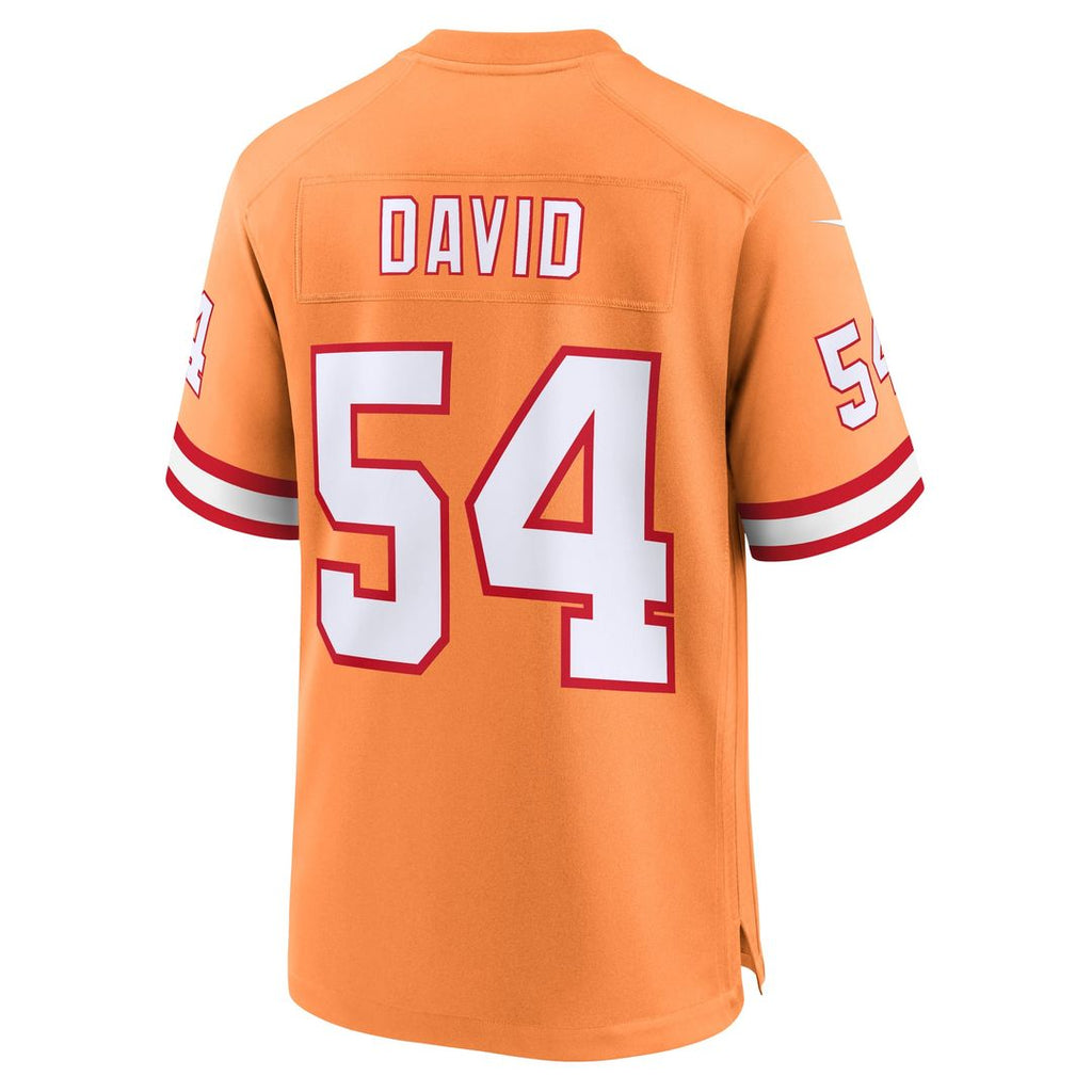 Lavonte David Tampa Bay Buccaneers Orange Throwback Game Jersey