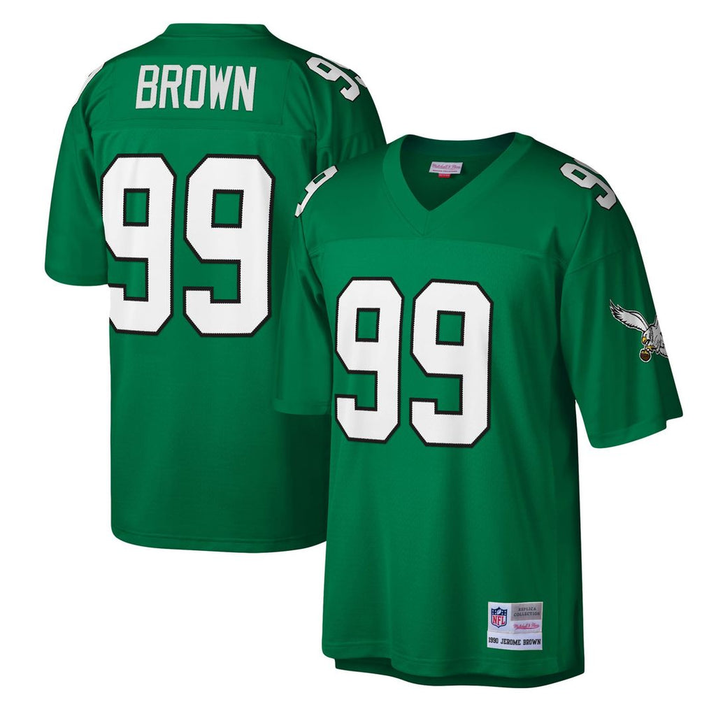 Jerome Brown Philadelphia Eagles Kelly Green Legacy Replica Jersey