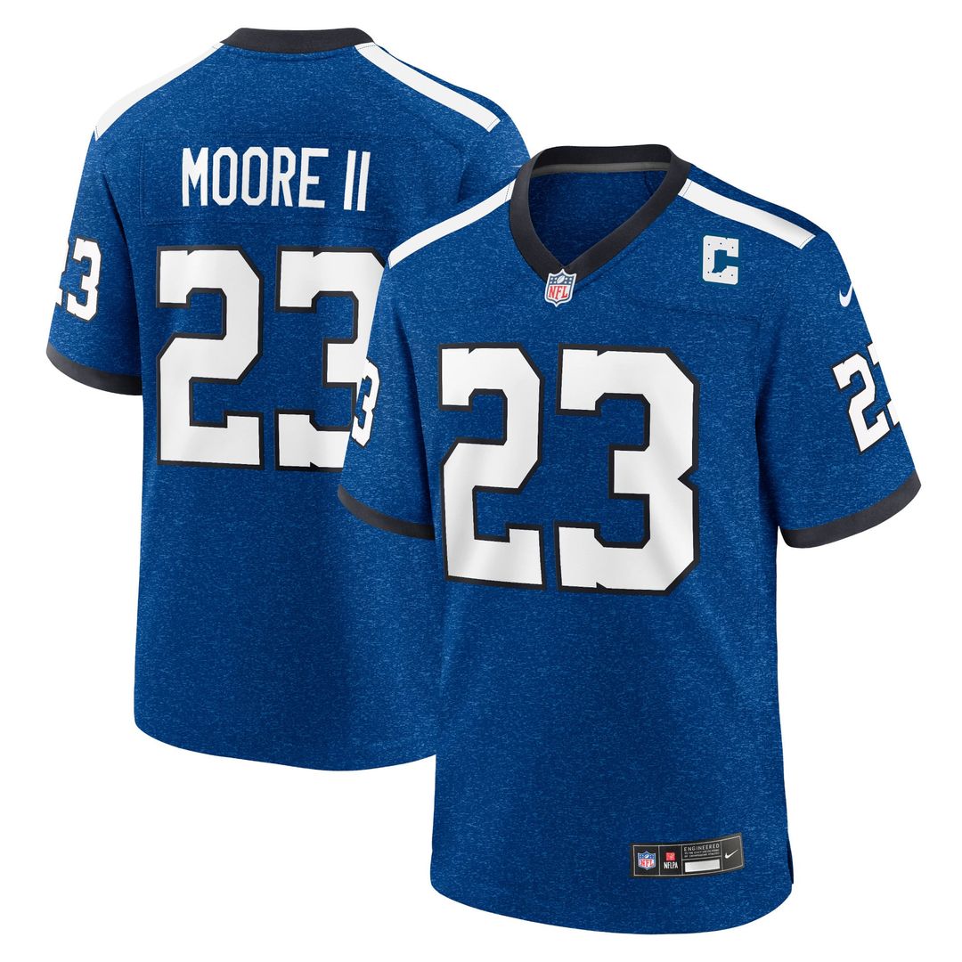 Kenny Moore II Indianapolis Colts Royal Indiana Nights Alternate Game Jersey