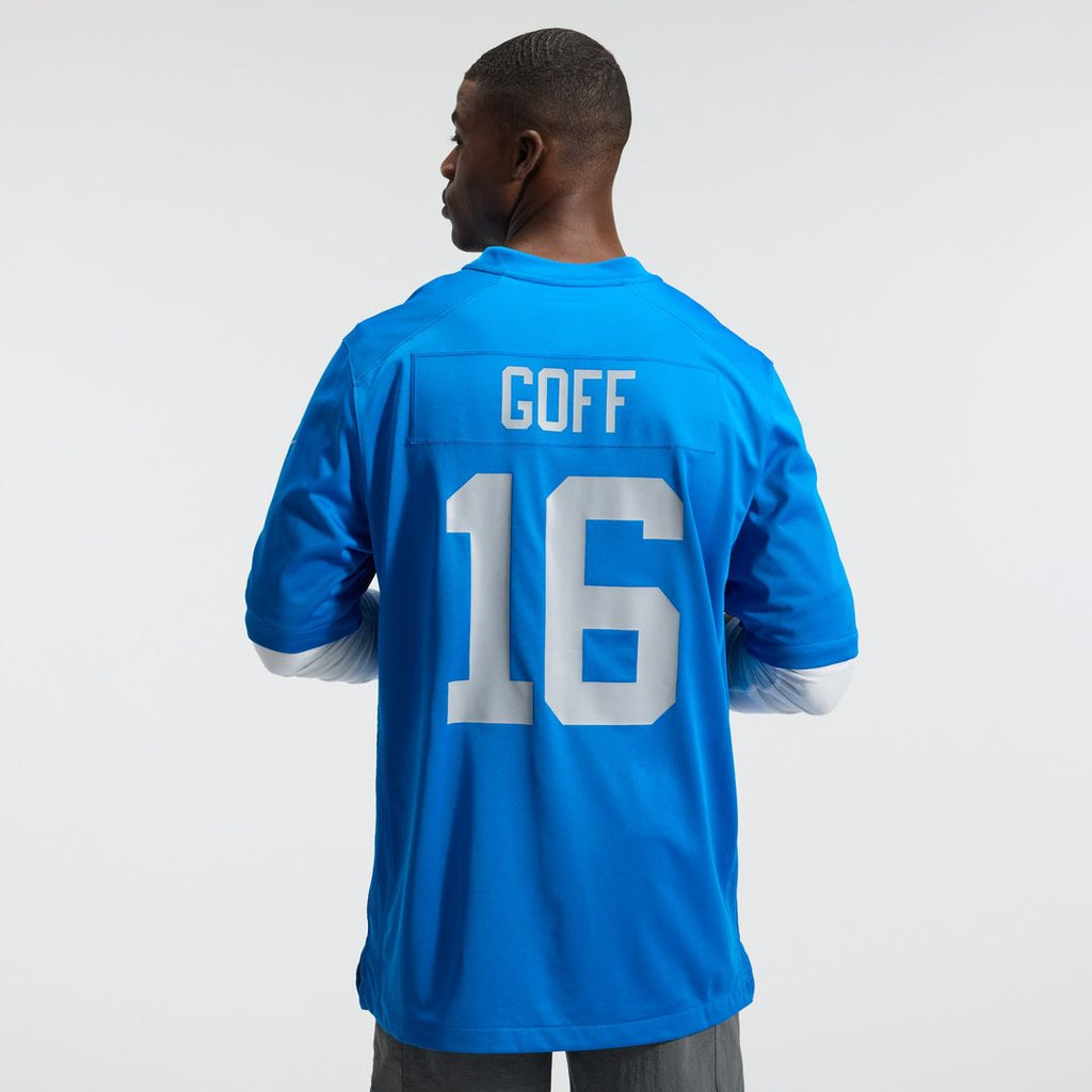 Jared Goff Detroit Lions Blue Alternate Game Jersey
