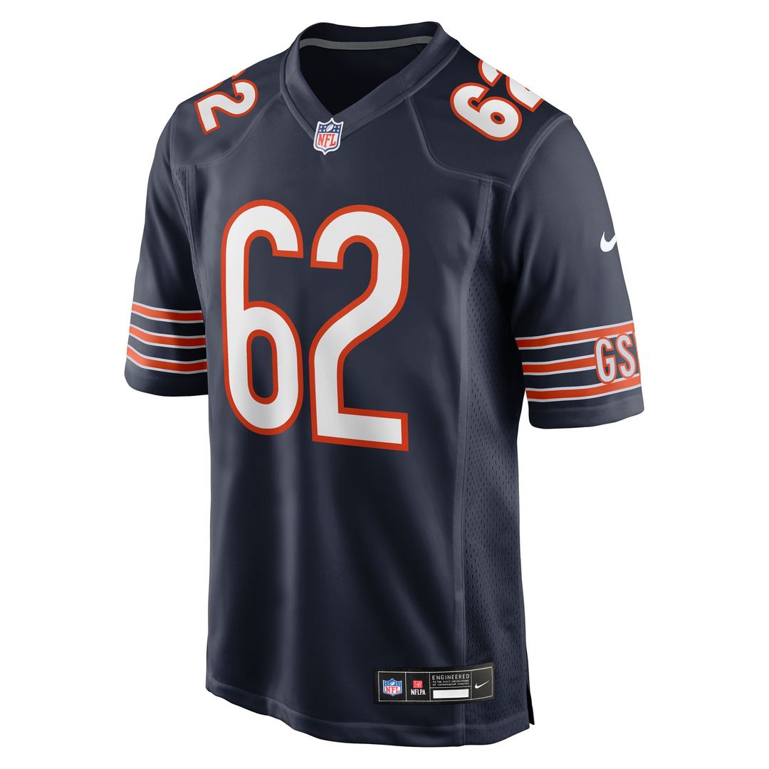 Joe Thuney Chicago Bears Navy Team Game Jersey