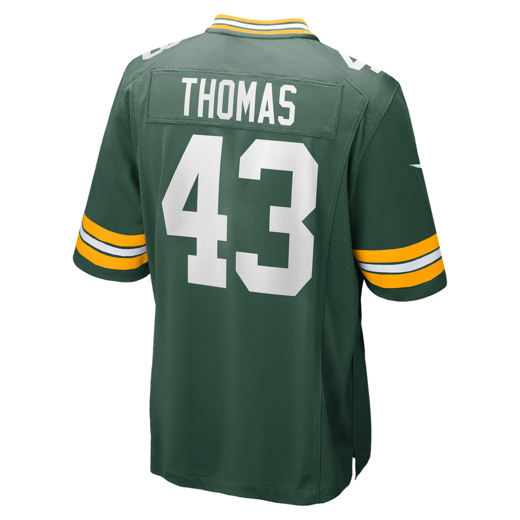 Kiondre Thomas Green Bay Packers Green Game Player Jersey