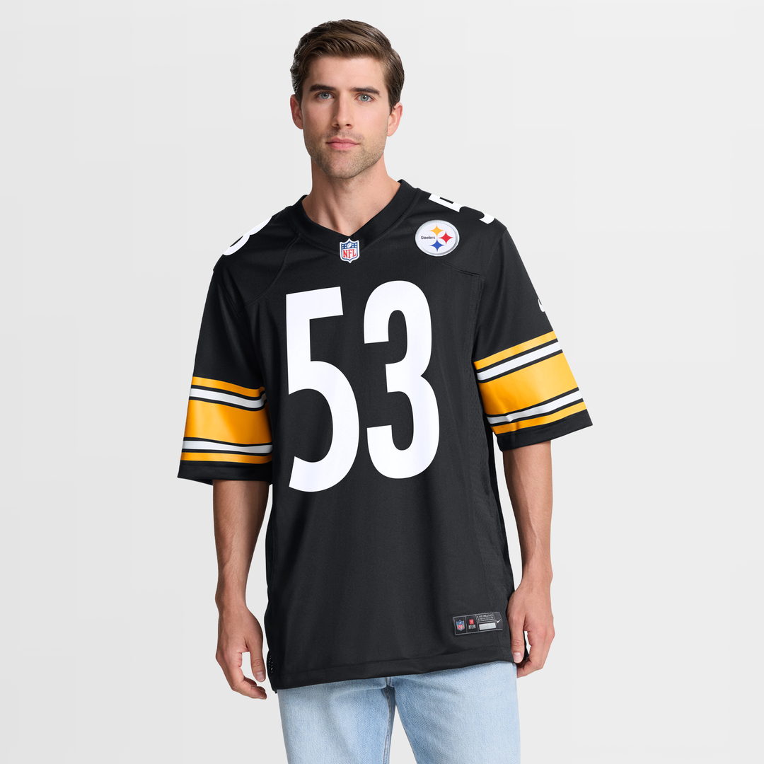 JaWhaun Bentley Pittsburgh Steelers Black Team Game Jersey