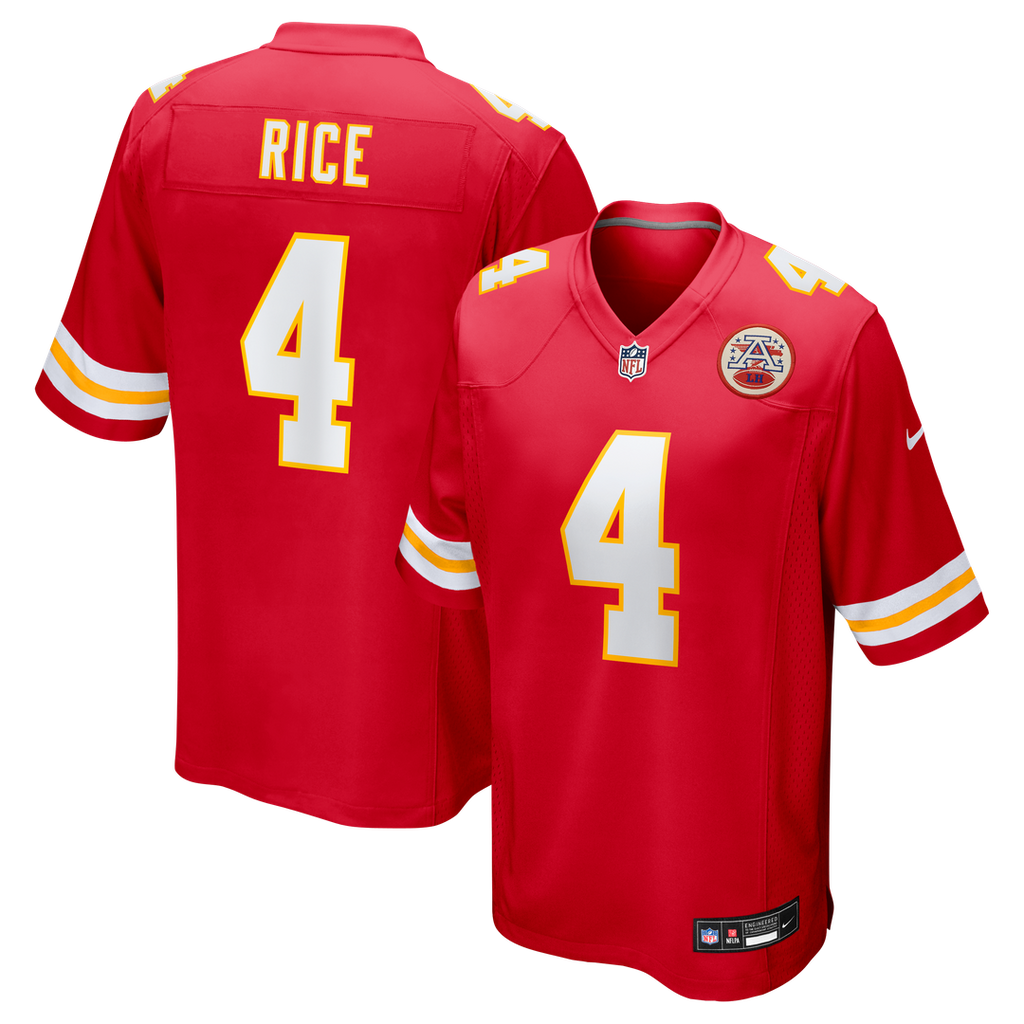 Rashee Rice Kansas City Chiefs Red Game Jersey