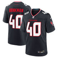 Austin Brinkman Houston Texans Navy Team Game Jersey