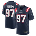 Milton Williams New England Patriots Navy Team Game Jersey