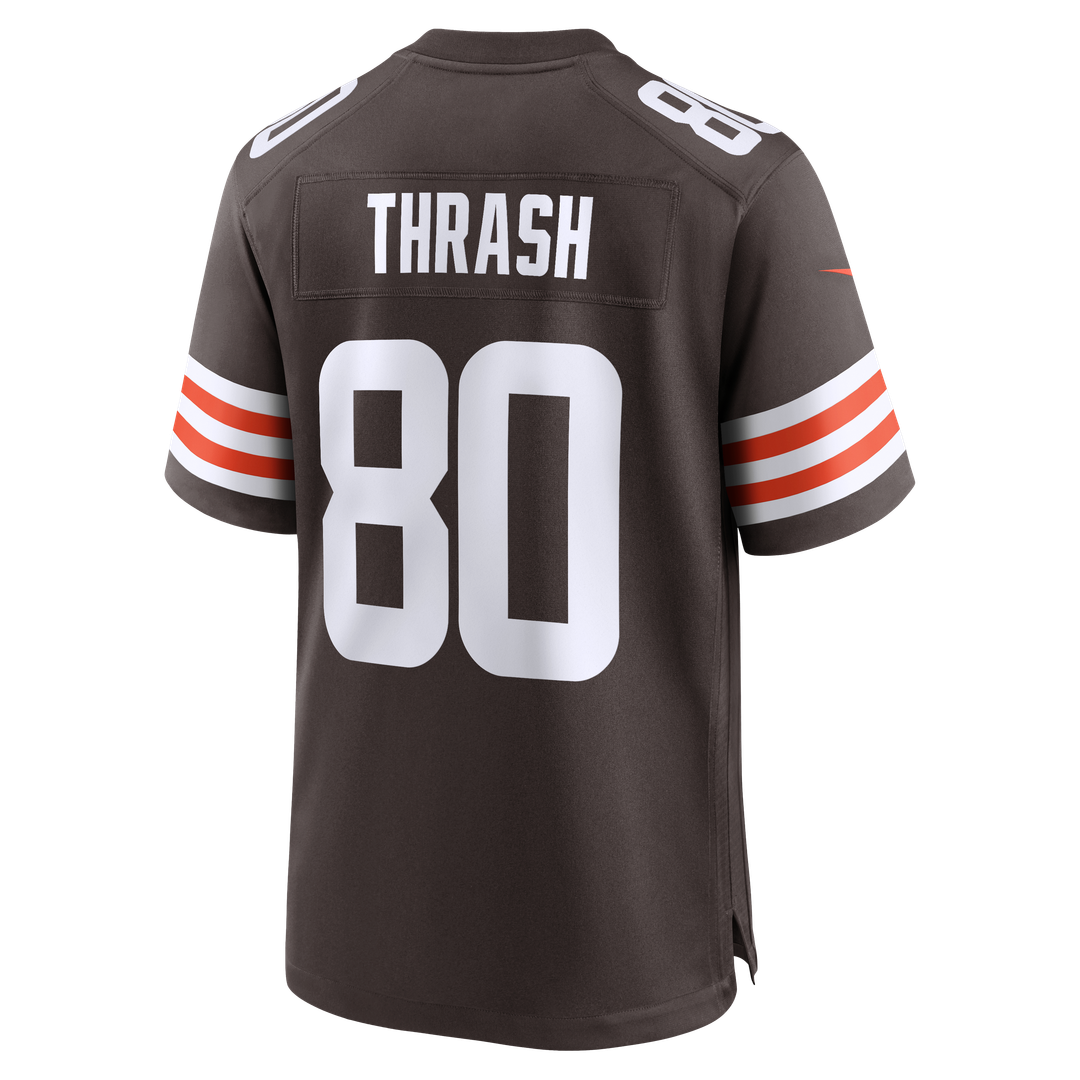 Jamari Thrash Cleveland Browns Brown Team Game Jersey