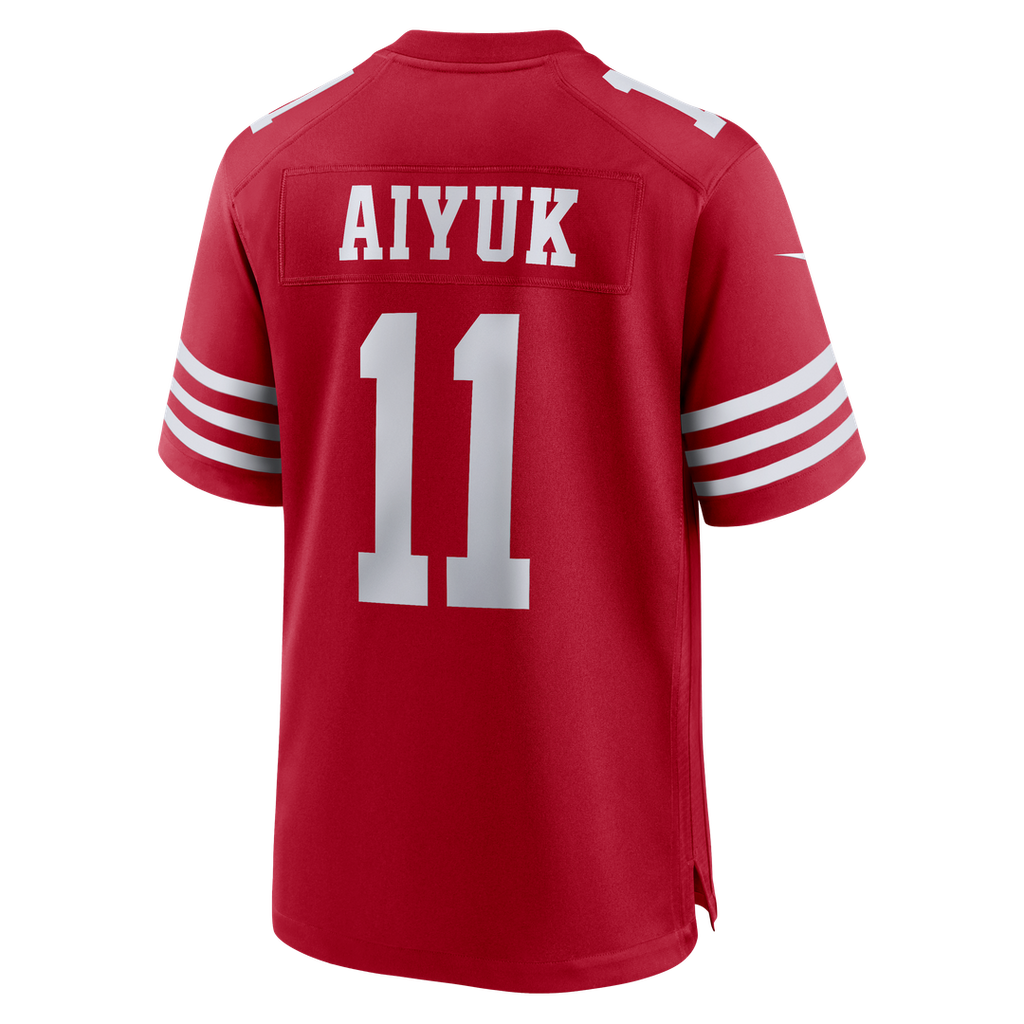 Brandon Aiyuk San Francisco 49ers Scarlet Game Player Jersey