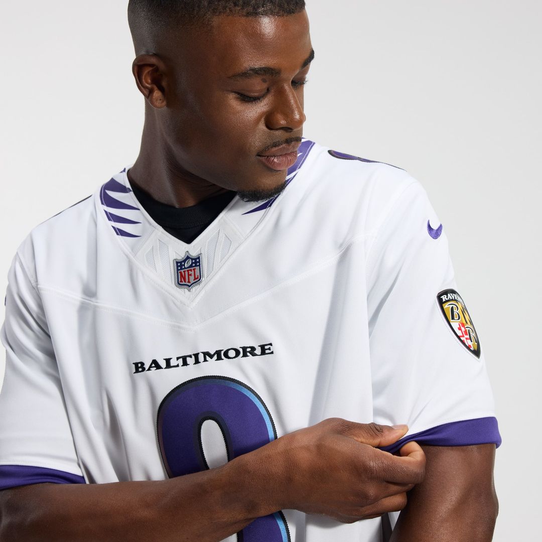 Lamar Jackson Baltimore Ravens Purple Team Vapor F.U.S.E. Stitched Limited Jersey