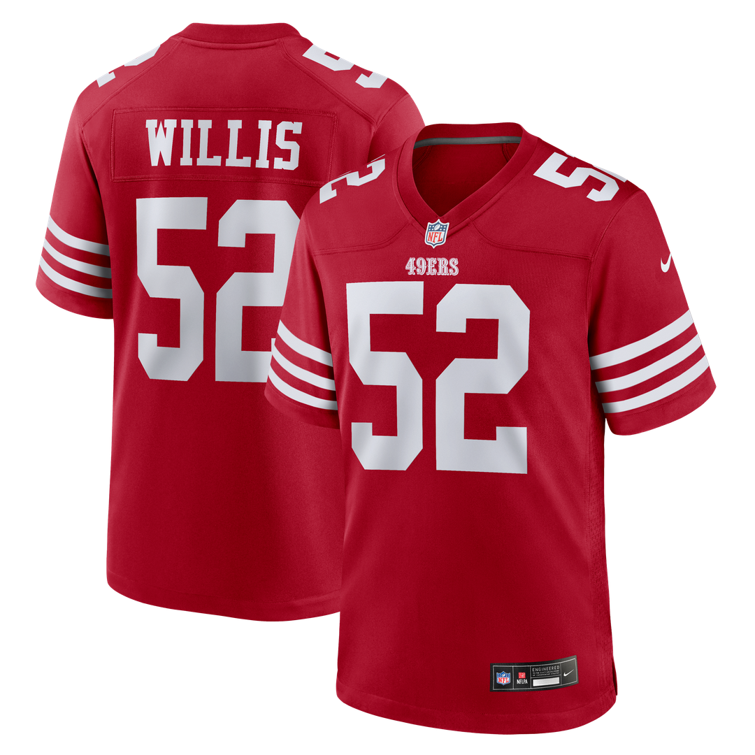 Patrick Willis San Francisco 49ers Scarlet Retired Player Game Jersey