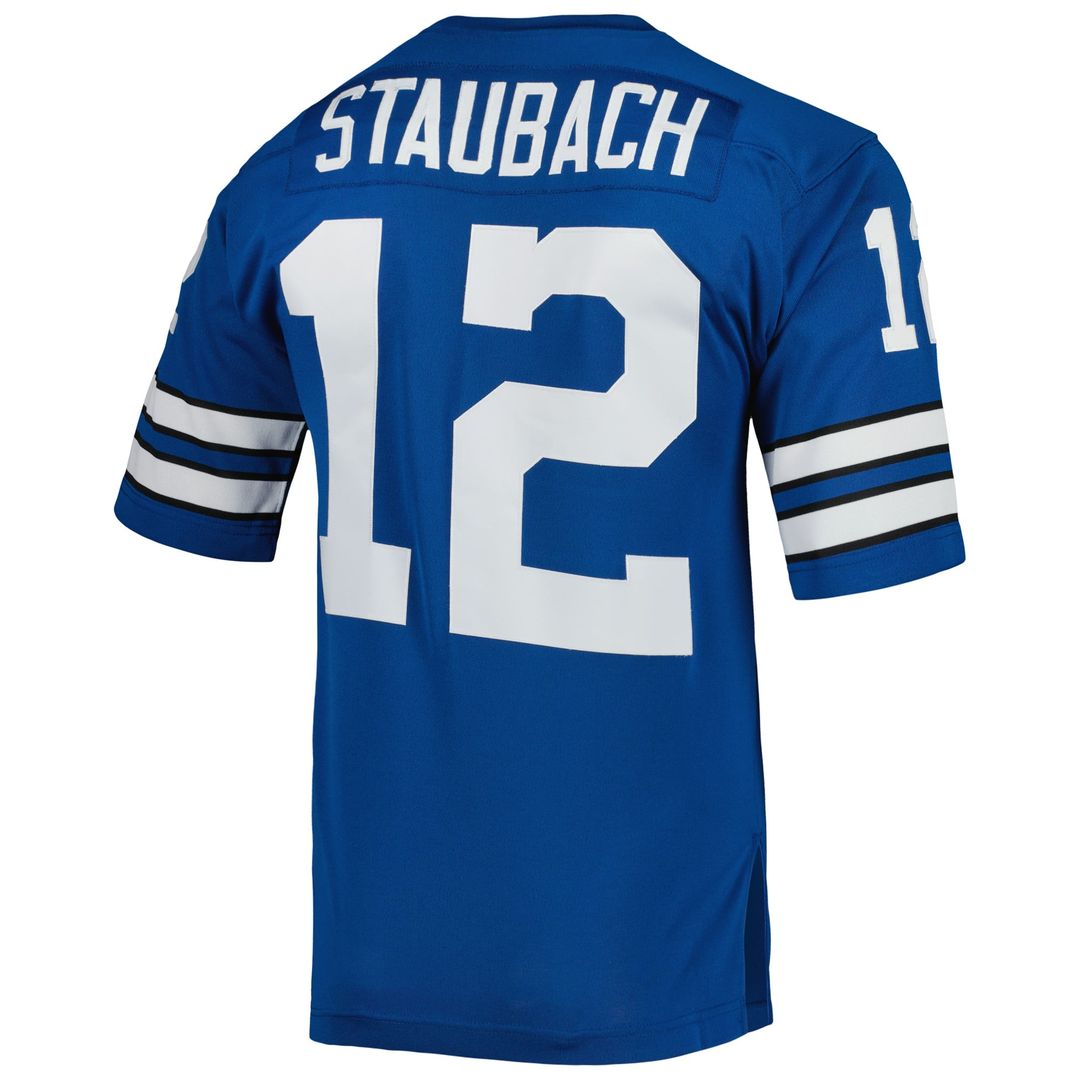 Roger Staubach Dallas Cowboys 1971 Royal Authentic Throwback Retired Player Jersey