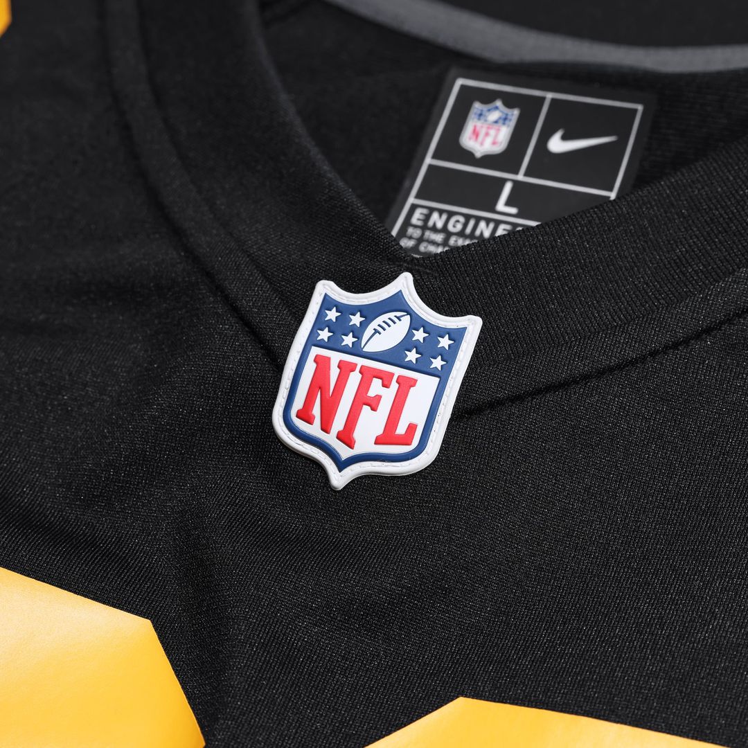 Aaron Rodgers Pittsburgh Steelers Black Alternate Game Jersey