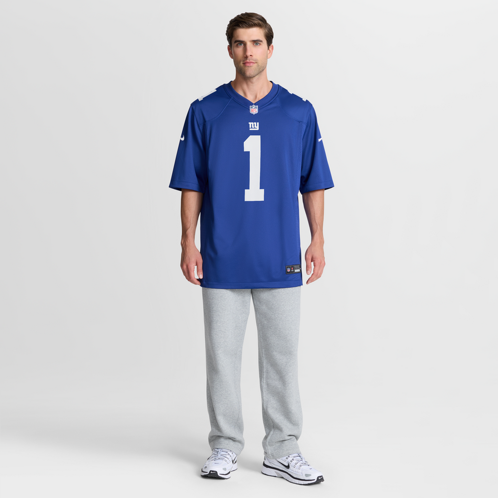 Malik Nabers New York Giants Century Red Alternate Game Jersey