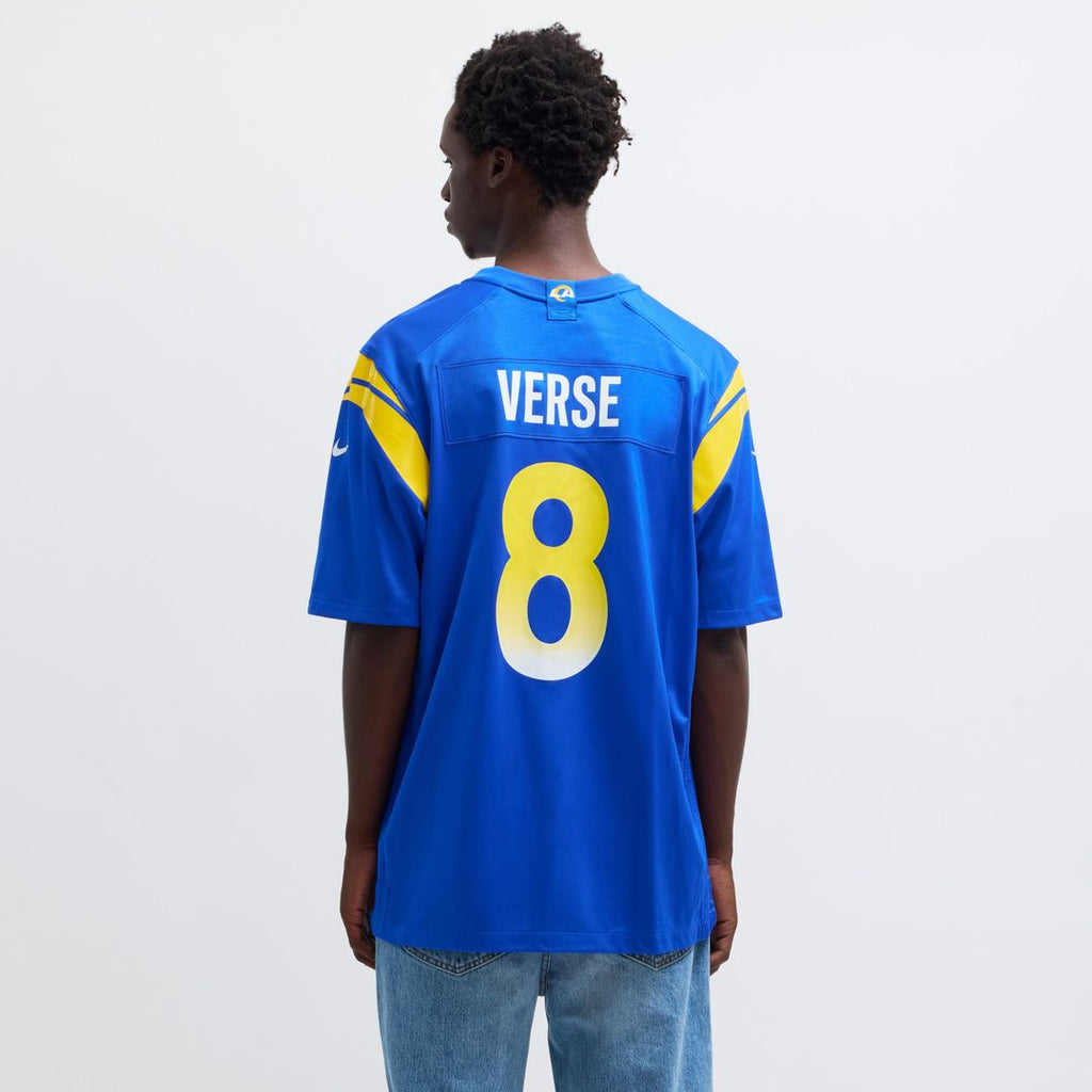 Jared Verse Los Angeles Rams White White Game Player Jersey