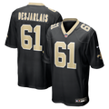 Drew Desjarlais New Orleans Saints Black Game Player Jersey