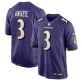 Chidobe Awuzie Baltimore Ravens Purple Team Game Jersey