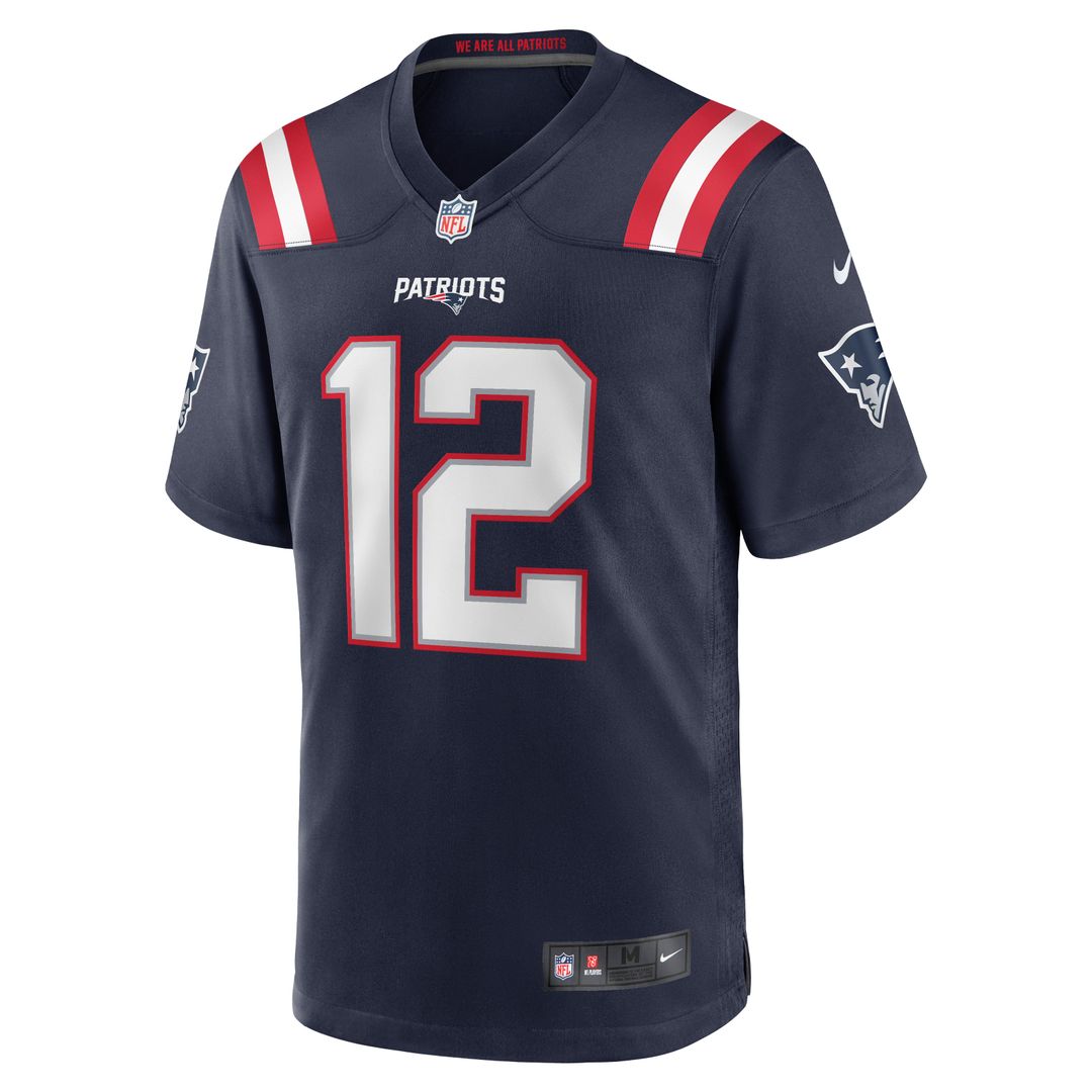 Tom Brady New England Patriots White Retired Game Jersey