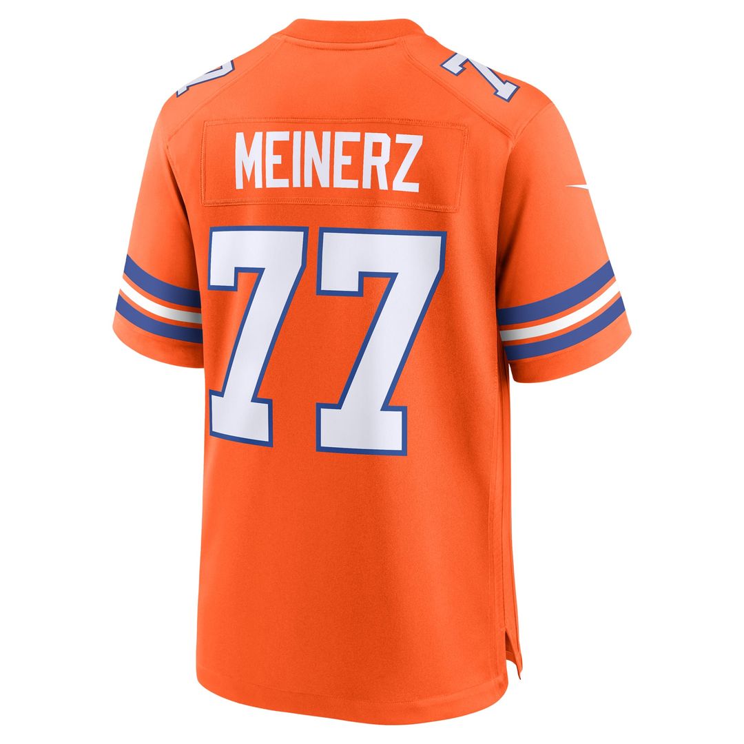 Quinn Meinerz Denver Broncos Orange Alternate Game Jersey