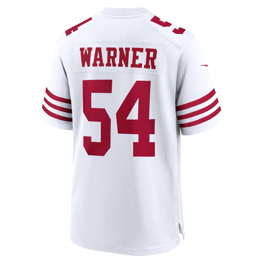 Fred Warner San Francisco 49ers White Player Game Jersey