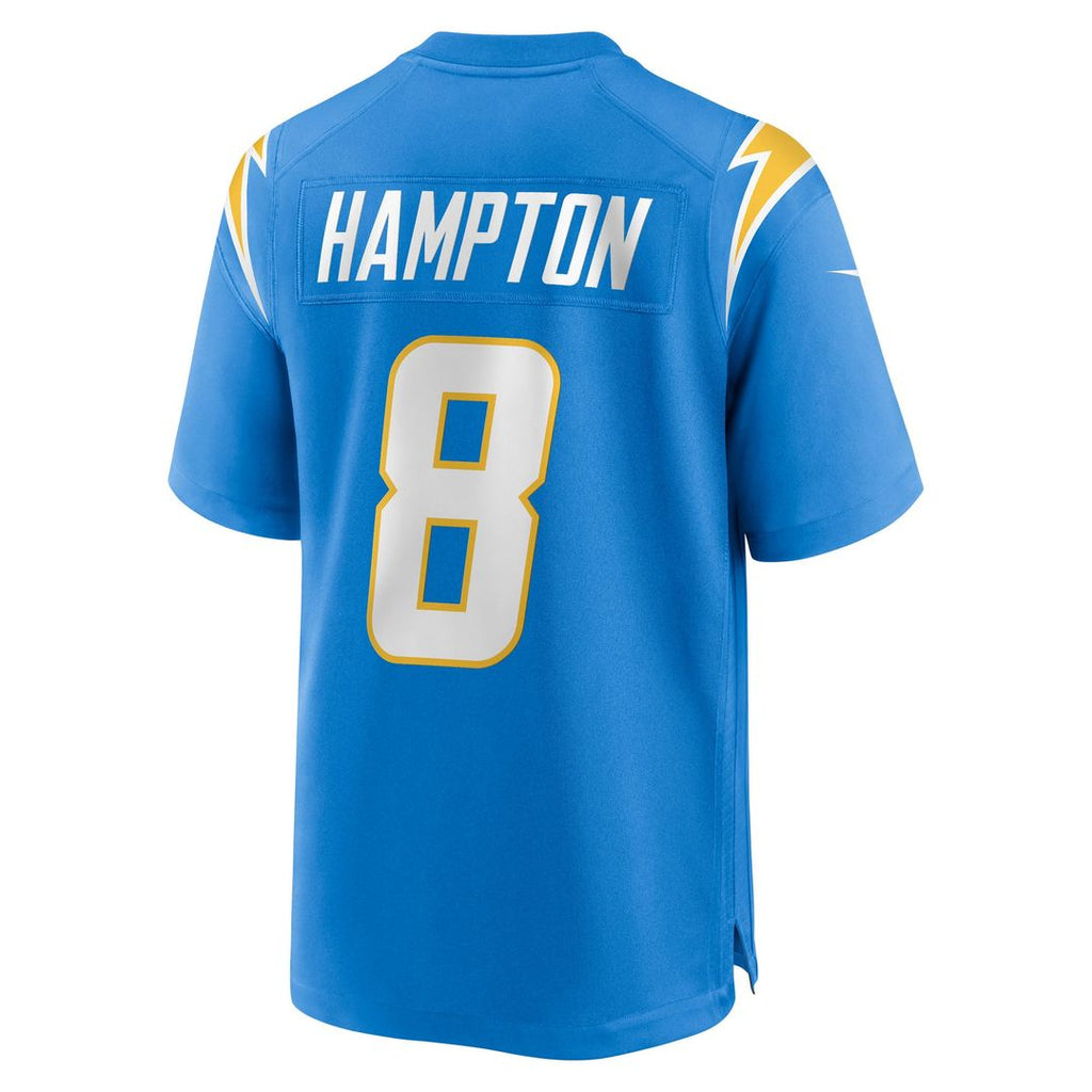 Omarion Hampton Los Angeles Chargers Navy Alternate Super Chargers Game Player Jersey