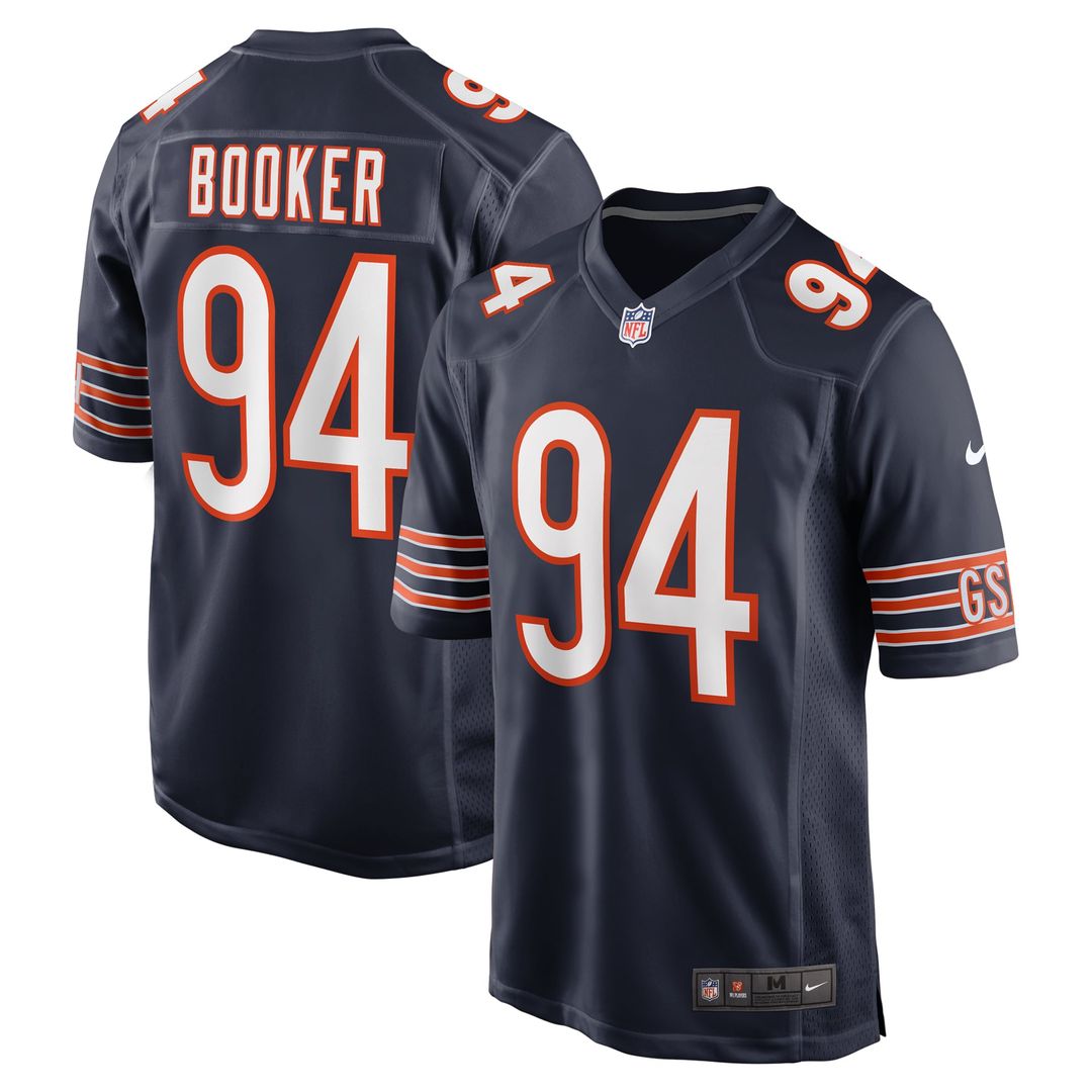 Austin Booker Chicago Bears Navy Game Jersey