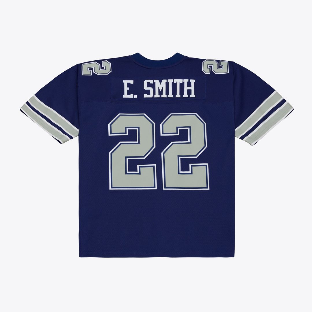 Emmitt Smith Dallas Cowboys Navy Retired Legacy Replica Player Jersey