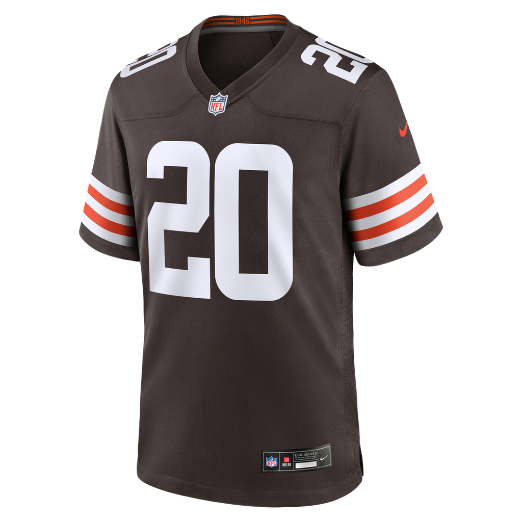 Greg Newsome II Cleveland Browns Brown Game Jersey