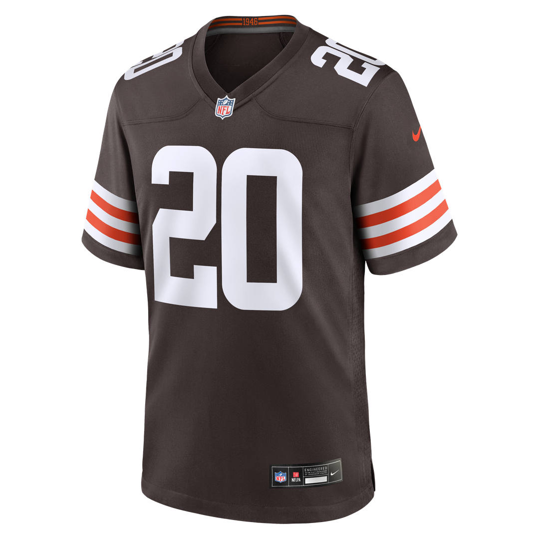 Greg Newsome II Cleveland Browns Brown Game Jersey