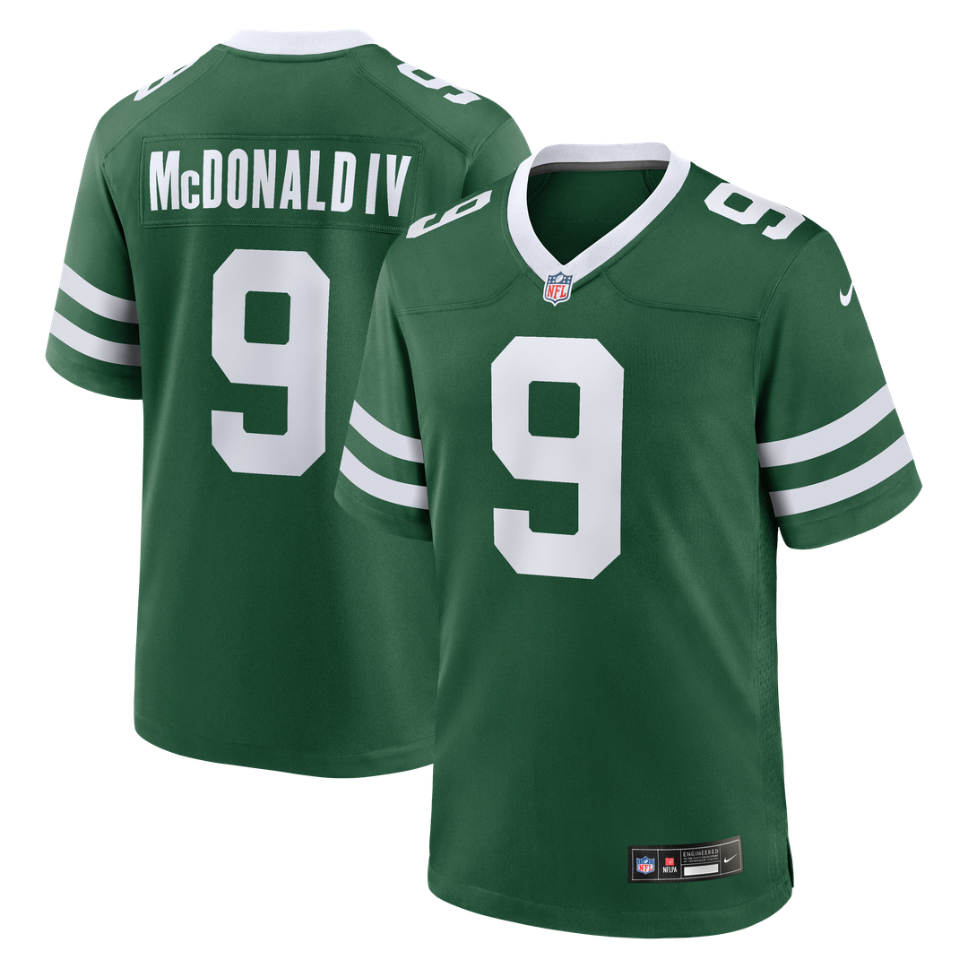 Will McDonald IV New York Jets Legacy Black Alternate Game Jersey