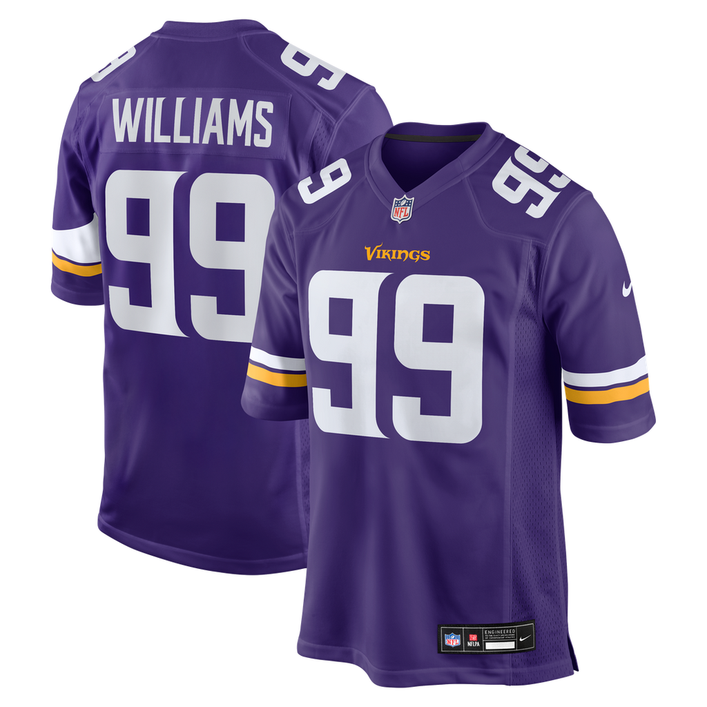 Elijah Williams Minnesota Vikings Purple Team Game Jersey