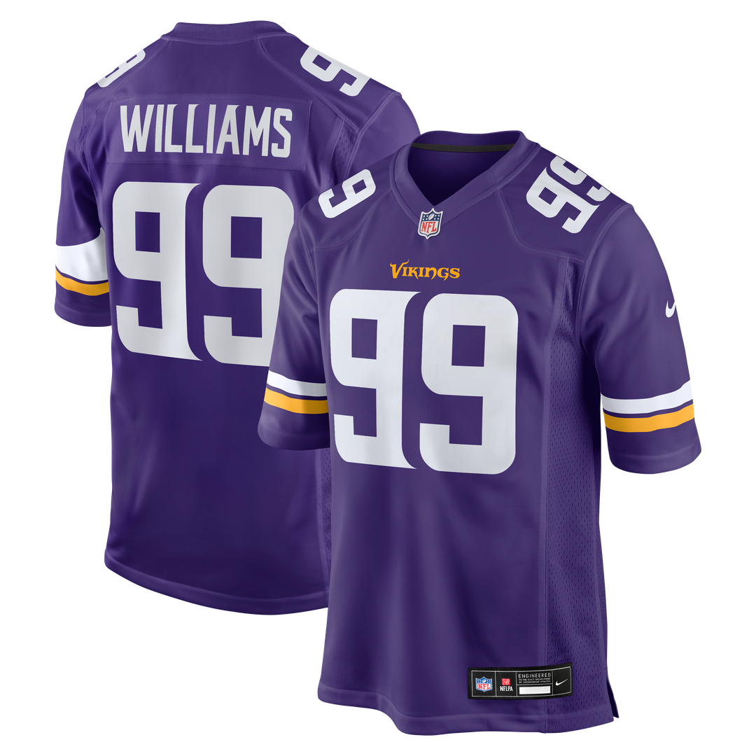 Elijah Williams Minnesota Vikings Purple Team Game Jersey