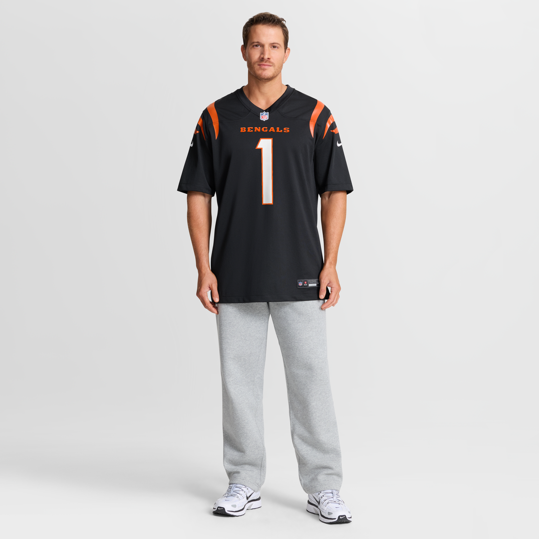 Ja'Marr Chase Cincinnati Bengals Black Game Jersey