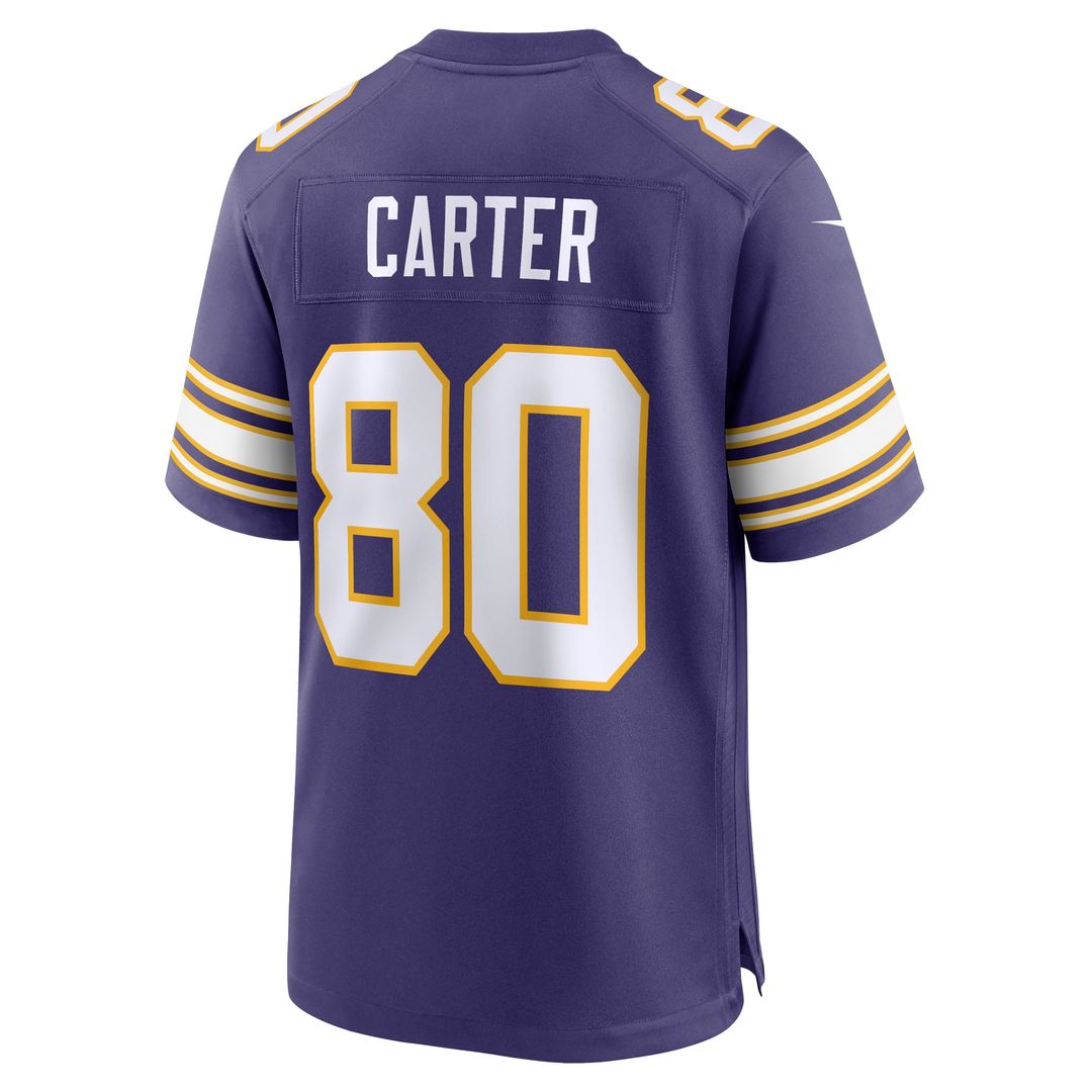 Cris Carter Minnesota Vikings Purple Retired Player Alternate Game Jersey