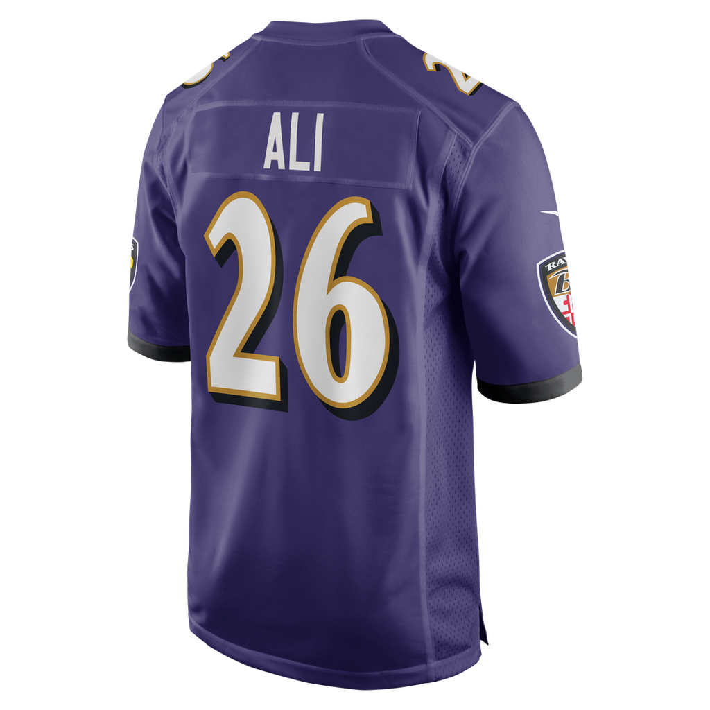 Rasheen Ali Baltimore Ravens Purple Team Game Jersey