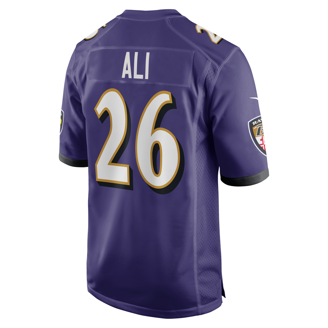 Rasheen Ali Baltimore Ravens Purple Team Game Jersey