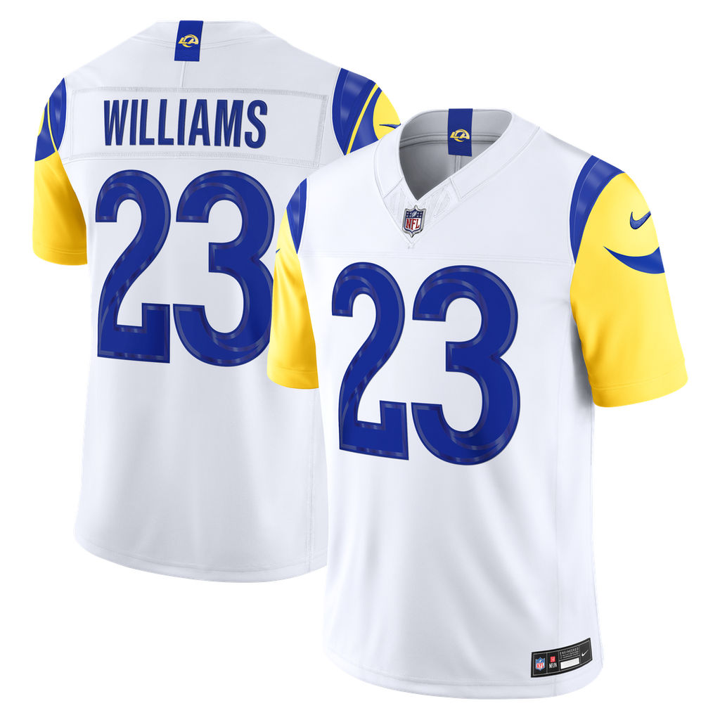 Kyren Williams Los Angeles Rams White Vapor F.U.S.E. Stitched Limited Jersey
