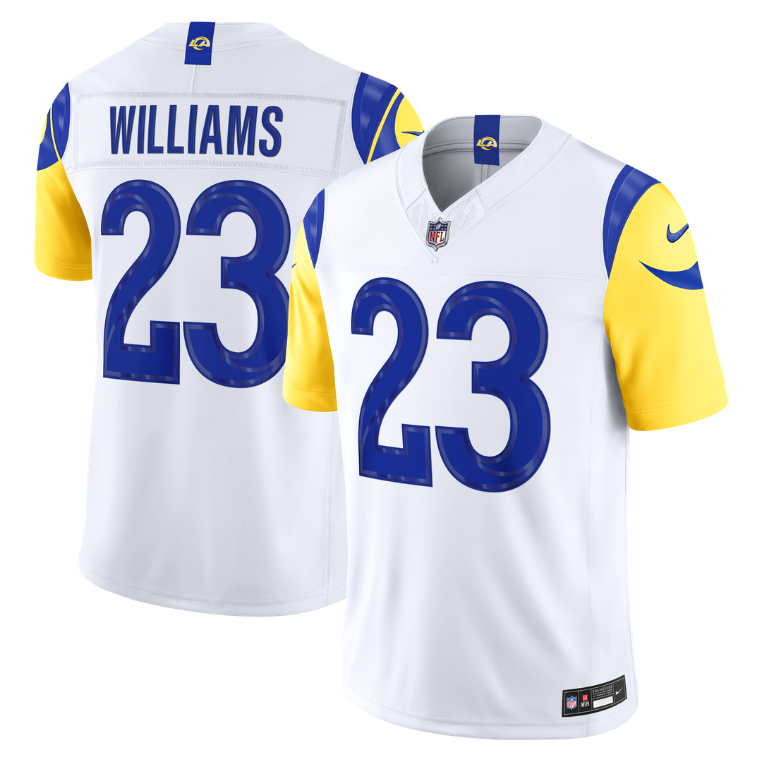 Kyren Williams Los Angeles Rams White Vapor F.U.S.E. Stitched Limited Jersey