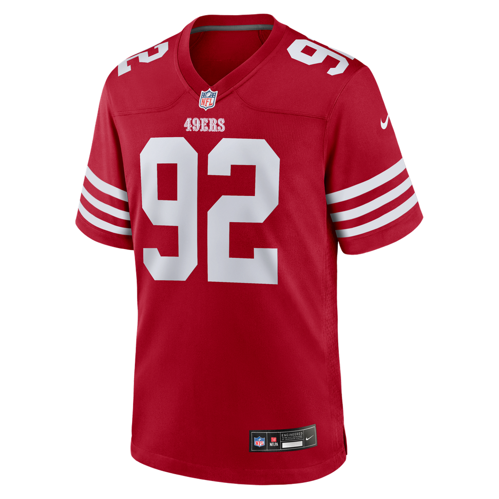 Yetur Gross-Matos San Francisco 49ers Scarlet Team Game Jersey
